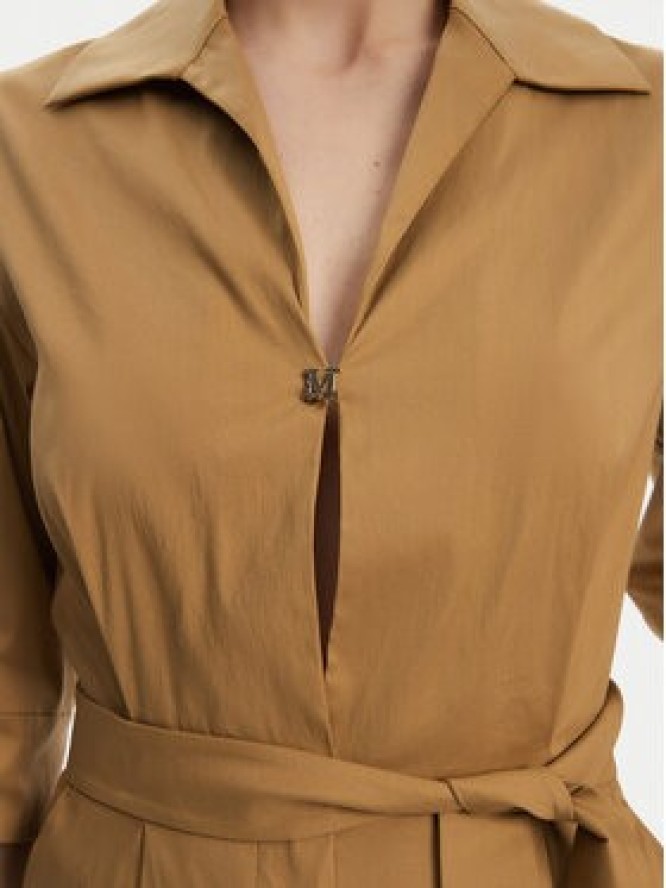 Max Mara Beachwear Kombinezon Canard 2516241019 Brązowy Regular Fit