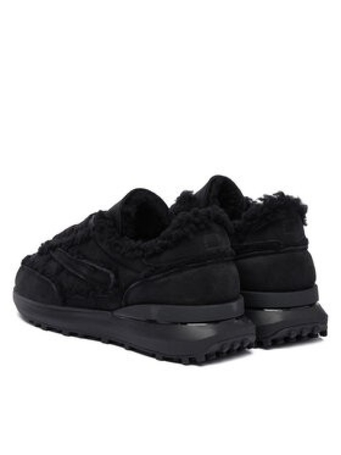 D.A.T.E. Sneakersy Athleta Shearling W431-AT-TD Czarny