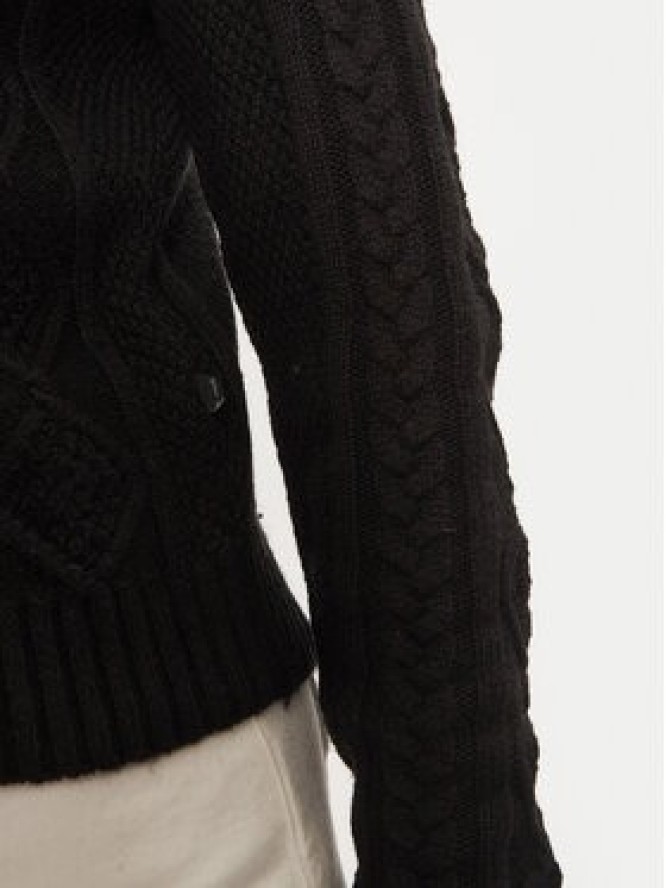 Guess Jeans Sweter W4BR13 Z3HN2 Czarny Regular Fit