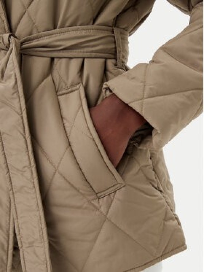 Vila Kurtka puchowa Dita 14087604 Brązowy Regular Fit