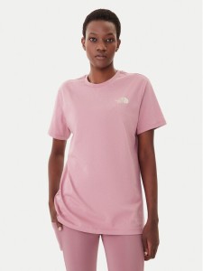 The North Face T-Shirt Redbox NF0A87NK Różowy Relaxed Fit
