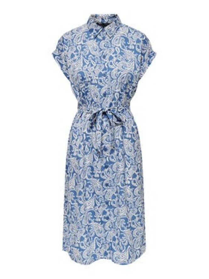 ONLY Sukienka koszulowa Hannover 15191953 Niebieski Regular Fit