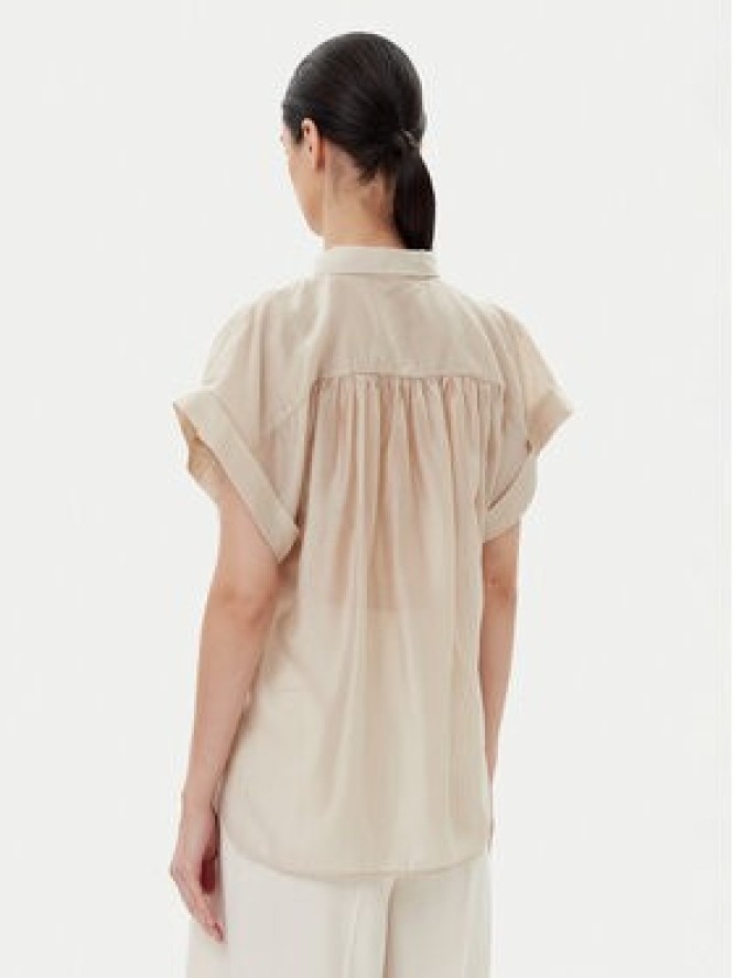 ViCOLO Bluzka TD0342 Beżowy Relaxed Fit