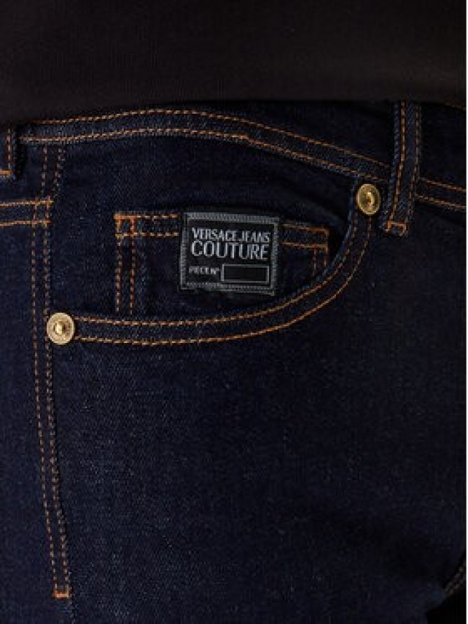 Versace Jeans Couture Jeansy 80HAB561 DW042L54 Granatowy Wide Leg
