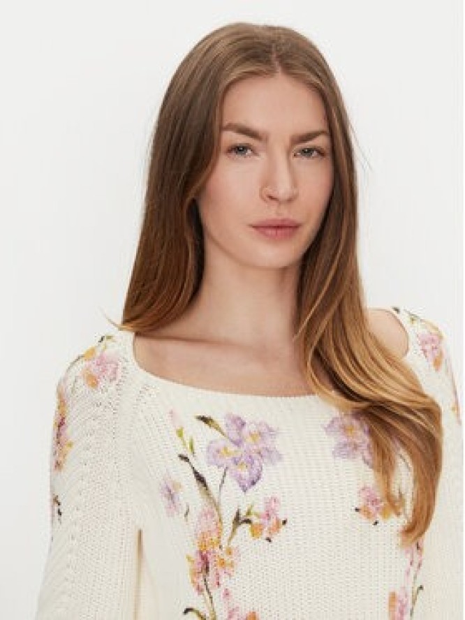 TWINSET Sweter 251TP3642 Beżowy Regular Fit