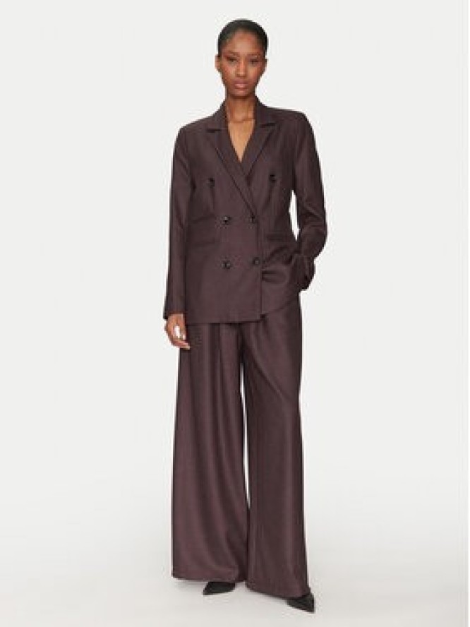 Haveone Marynarka JVI-M032 Bordowy Regular Fit