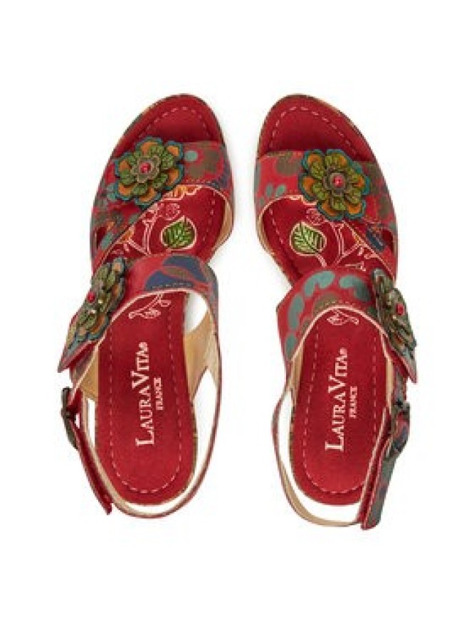 Laura Vita Sandały Nellao 15 Czerwony