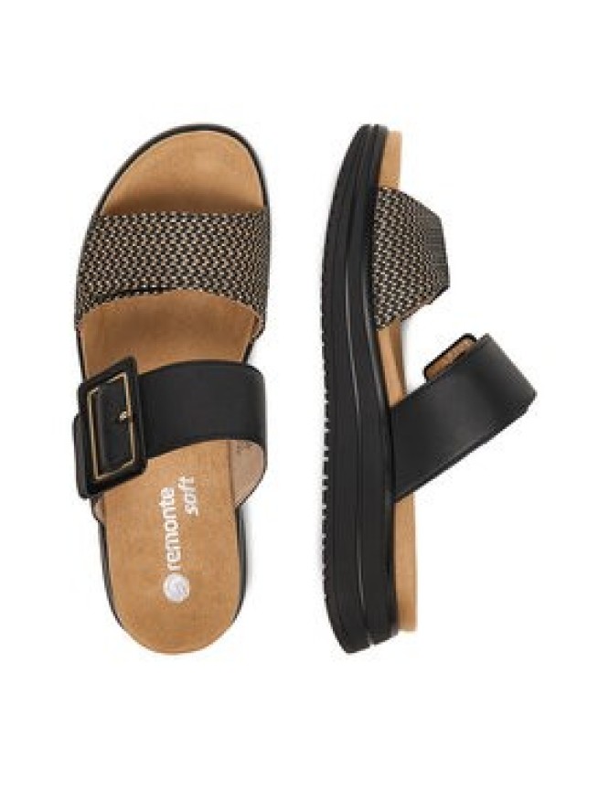 Remonte Klapki CEO-D1J61-03 Czarny