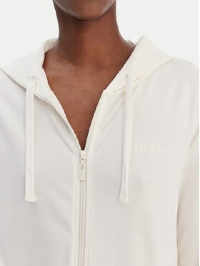 Guess Bluza O6GQ01 KCQP2 Écru Regular Fit