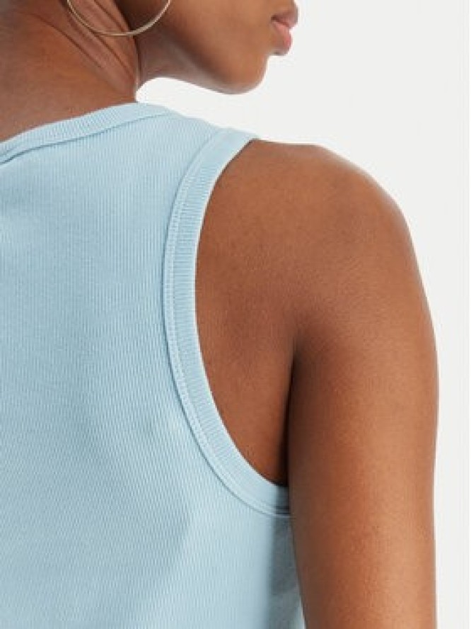 Juicy Couture Top Thin Strap JCWLV126308 Błękitny Slim Fit