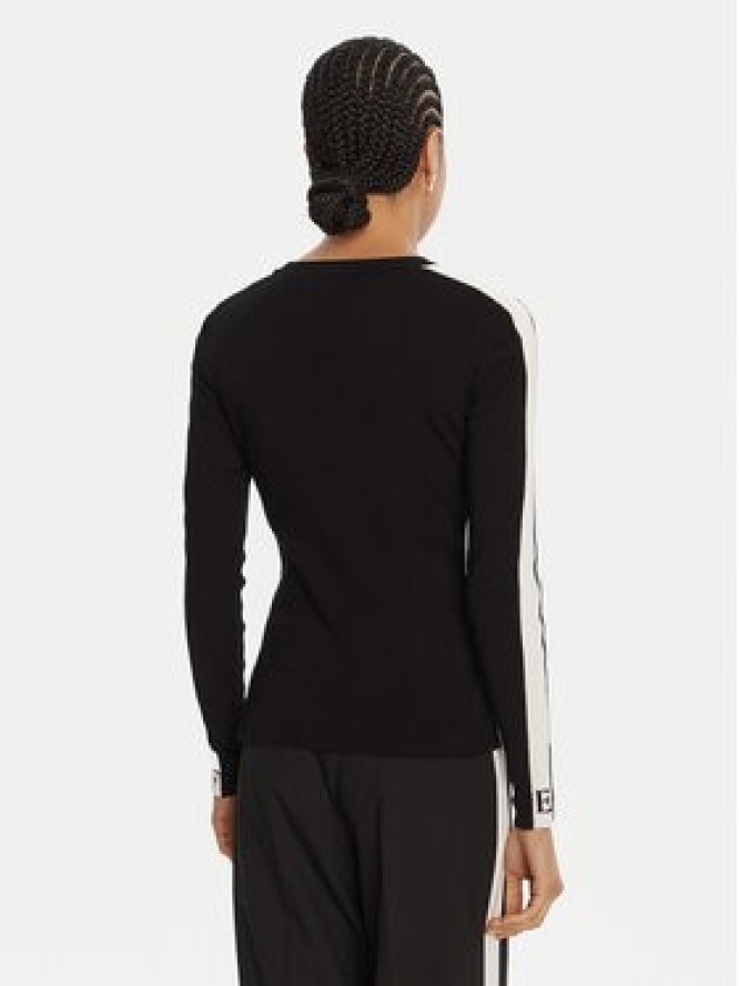 Elisabetta Franchi Sweter MK-03S-56E2-V320 Czarny Regular Fit