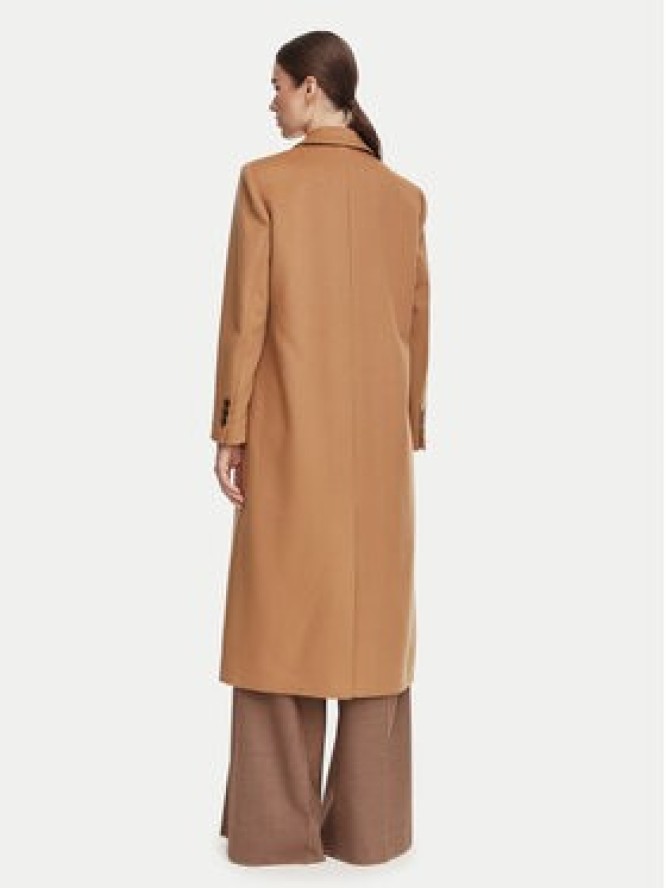Marella Płaszcz wełniany Pavido 2623016031 Brązowy Loose Fit