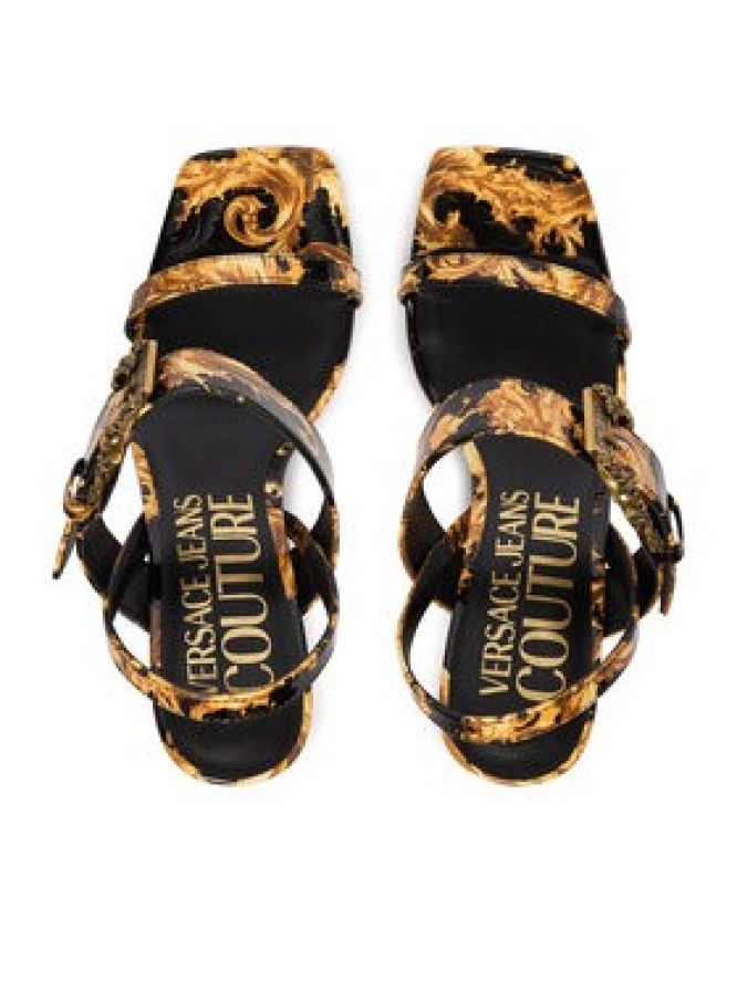 Versace Jeans Couture Sandały 80VA3S71 ZS366 G89 Czarny