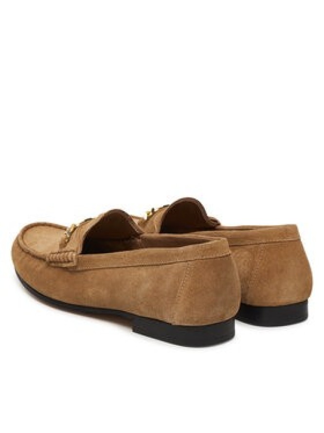 Tommy Hilfiger Mokasyny Th Chain Suede Loafer FW0FW09327 Brązowy