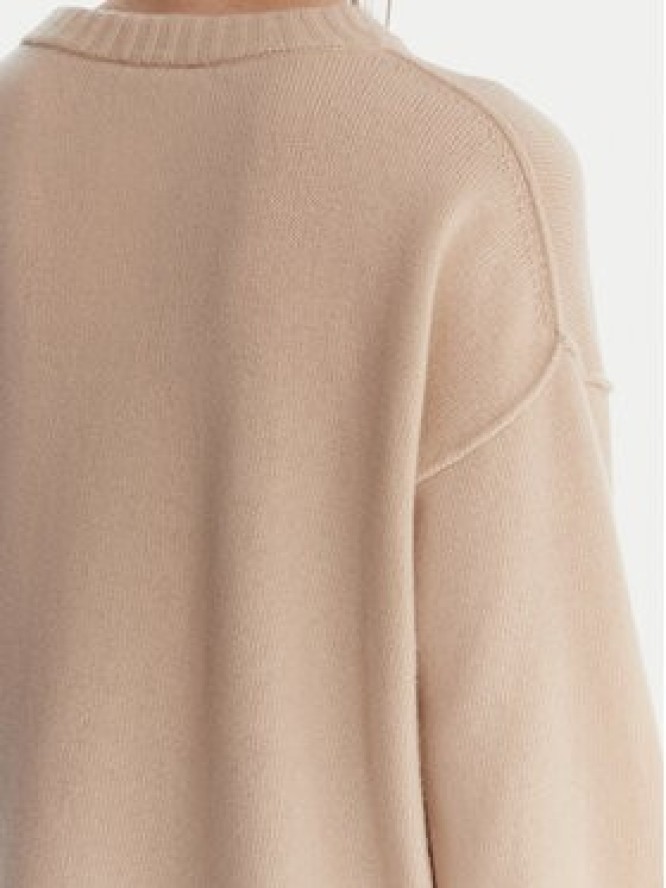 Marella Sweter Amelia 2523366305 Écru Loose Fit