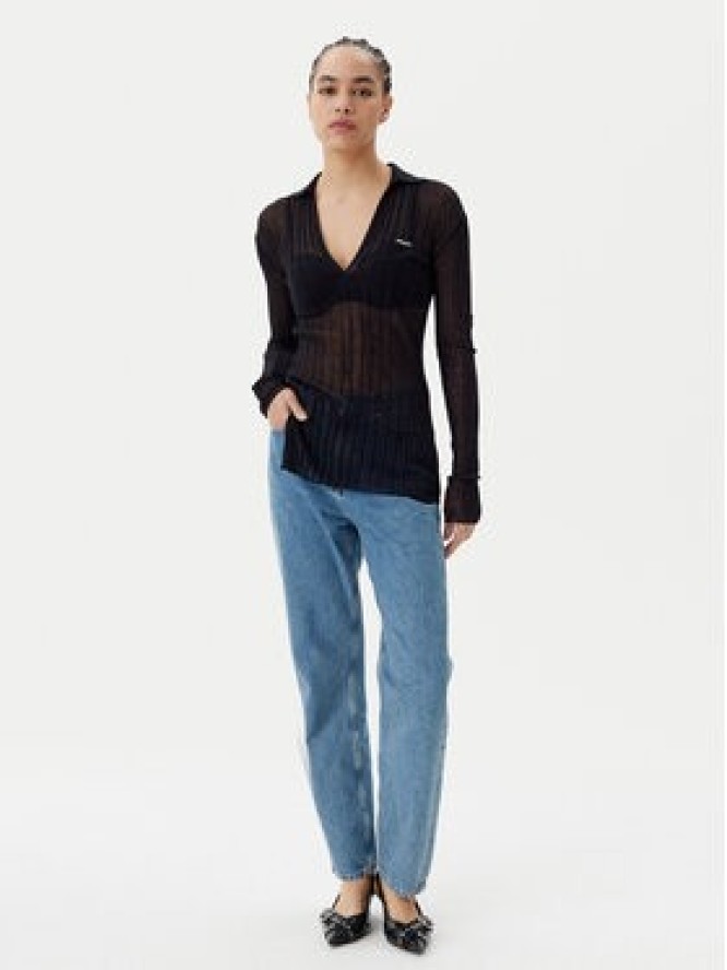 PINKO Bluzka Rex Ford Polo 105151 A2LS Czarny Slim Fit