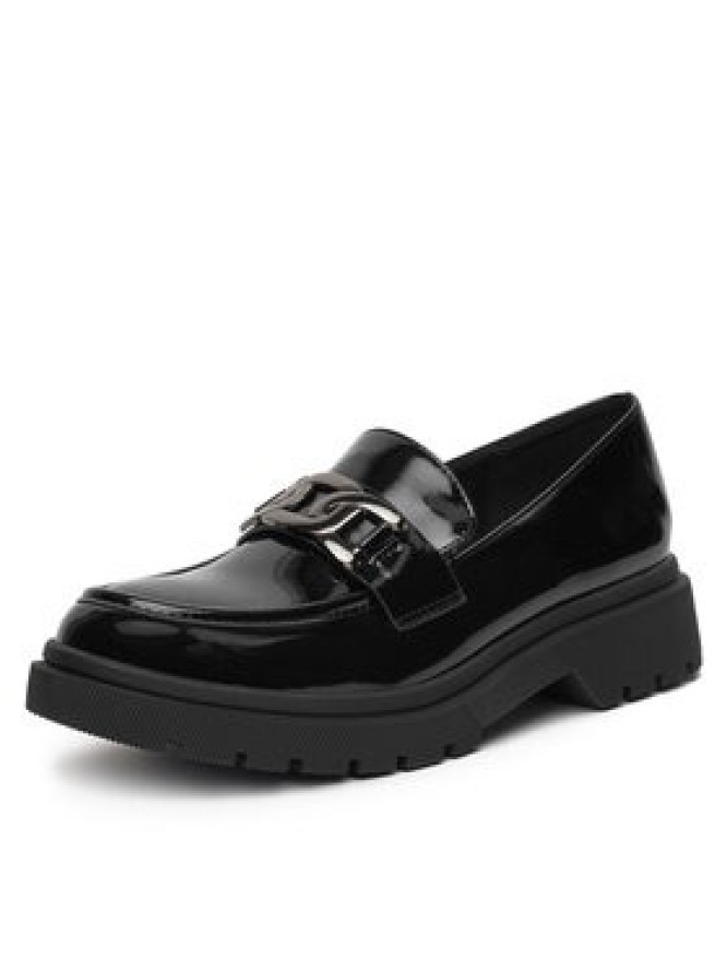 DeeZee Loafersy LZ24-01 Czarny