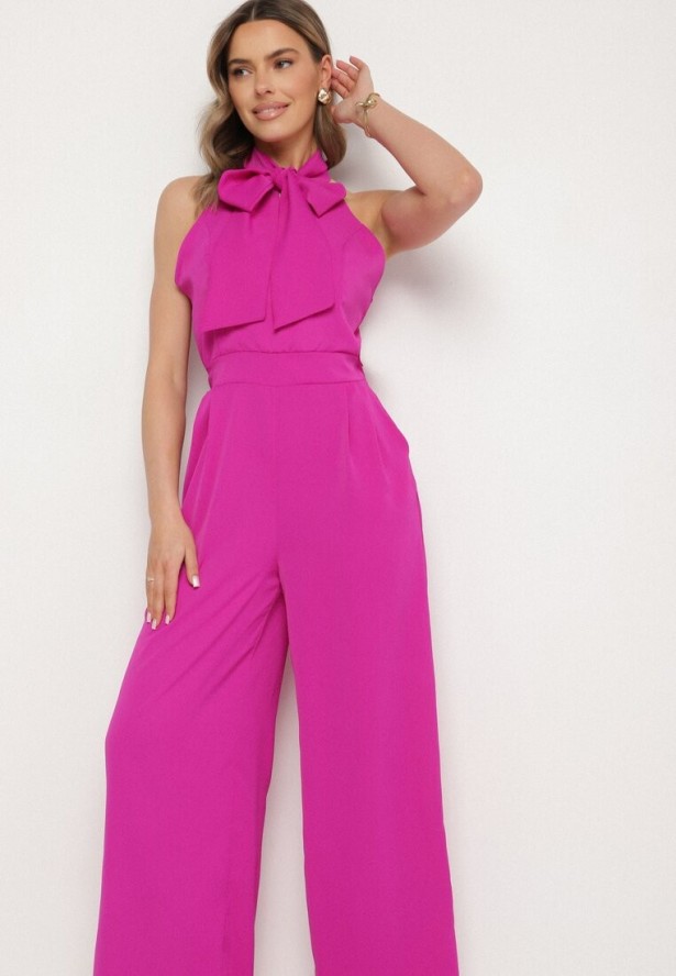 Fuksjowy Kombinezon z Ozdobną Kokardą Nelifira