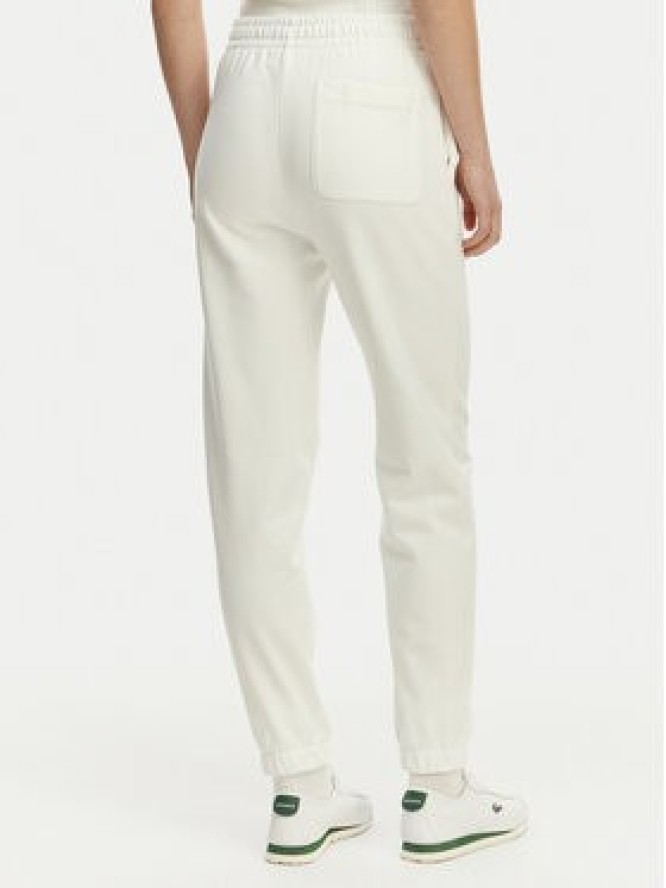 Lacoste Spodnie dresowe XF7604 Biały Regular Fit