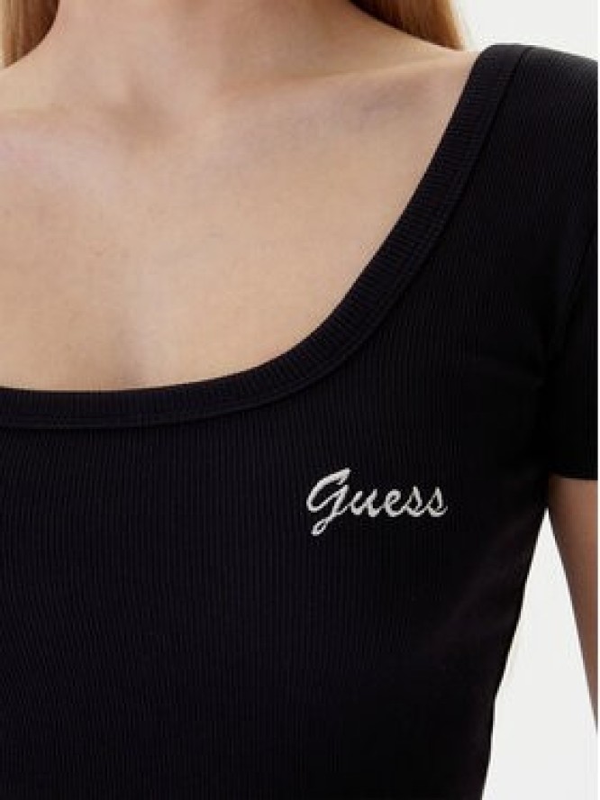 Guess T-Shirt V6RP05 K8RT2 Czarny Regular Fit