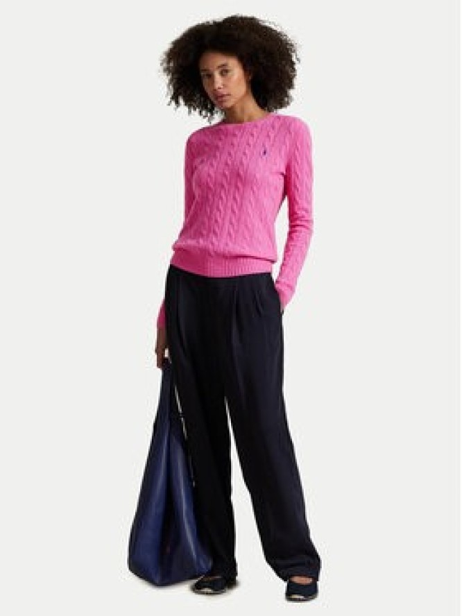 Polo Ralph Lauren Sweter 211971865008 Różowy Slim Fit