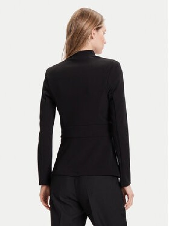 Rinascimento Marynarka CFC0126214003 Czarny Slim Fit