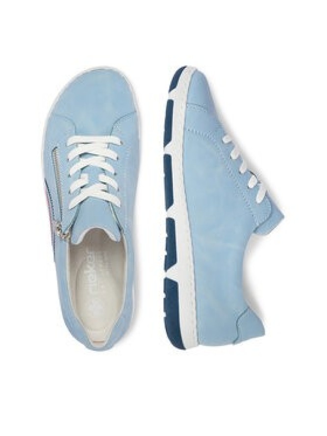 Rieker Sneakersy 42424-10 Niebieski