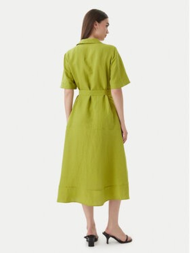 Marella Sukienka koszulowa Detto 2615221082 Zielony Regular Fit