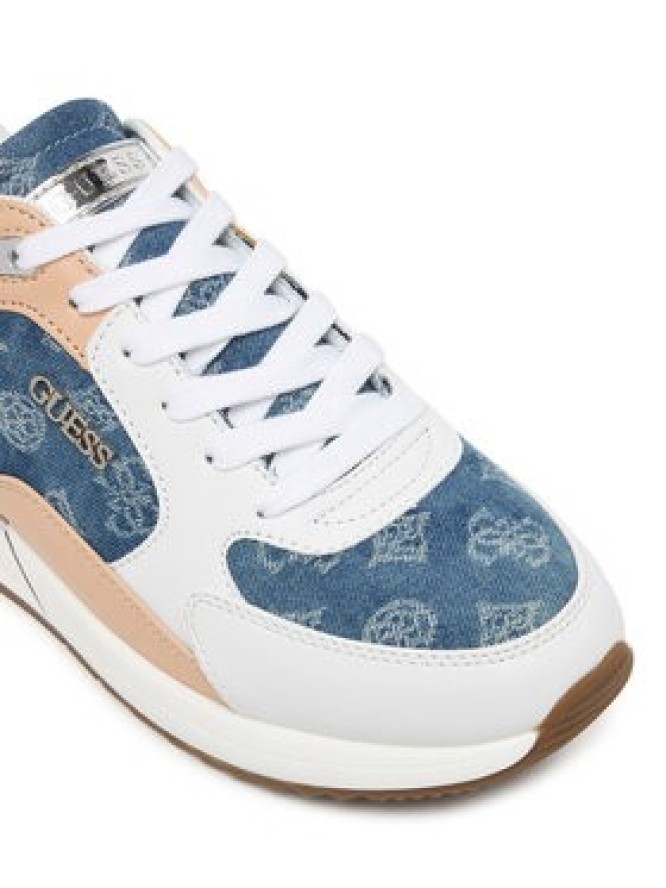 Guess Sneakersy FLJM20 DEN12WH Niebieski