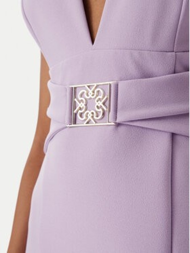 Rinascimento Sukienka koktajlowa CFC0123769003 Fioletowy Regular Fit