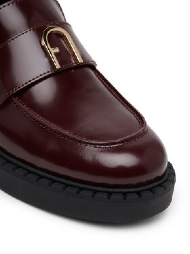 Furla Loafersy New Legacy YJ81FNL BX4042 AL 26700 Bordowy