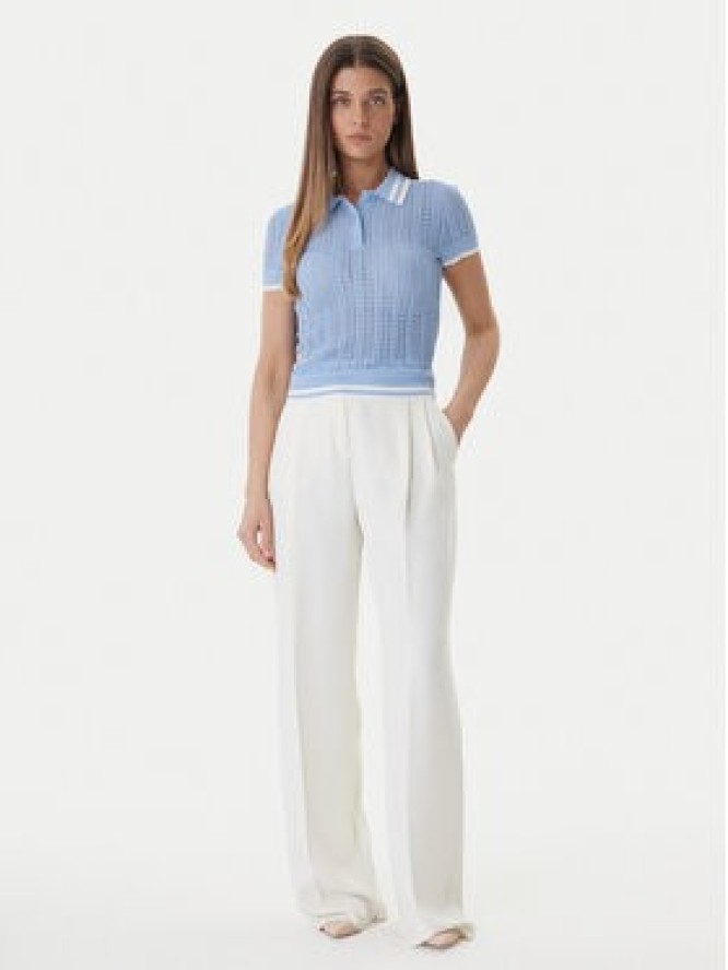 Guess Sweter W6GR25 Z0672 Niebieski Regular Fit