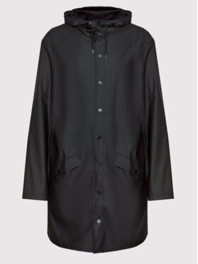 Rains Kurtka przeciwdeszczowa Unisex 12020 Czarny Regular Fit