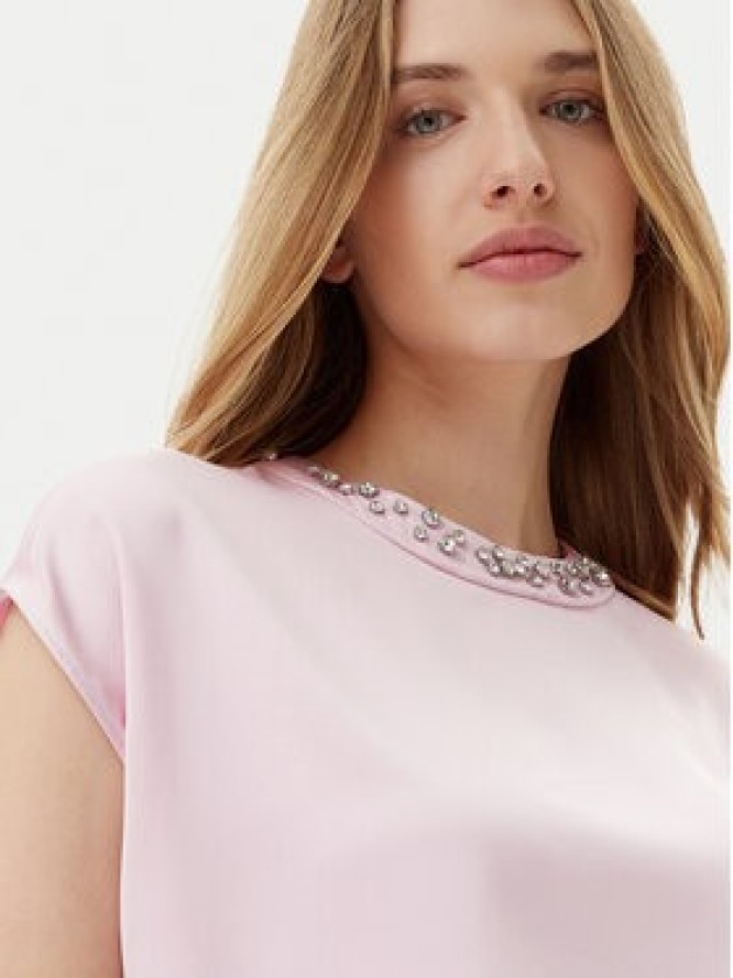 Imperial Bluzka RIC3JBA Różowy Regular Fit