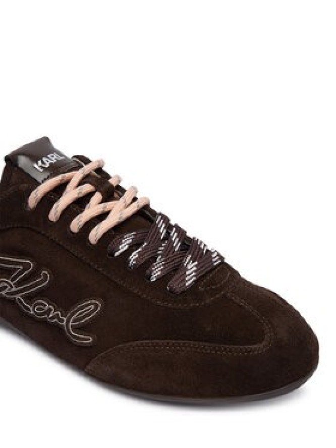KARL LAGERFELD Sneakersy KL66122 Brązowy