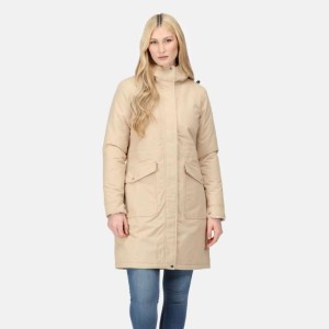 Kurtka Parka Romine Waterproof Rozmiar 38 Beżowy - RWP351-0GE