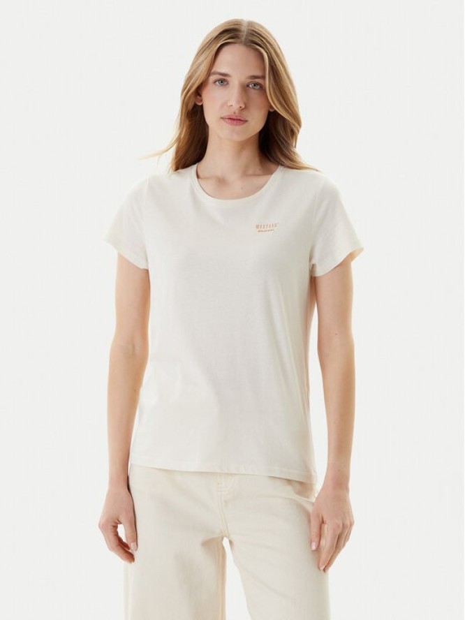 Mustang T-Shirt Alma 1016155 Biały Regular Fit