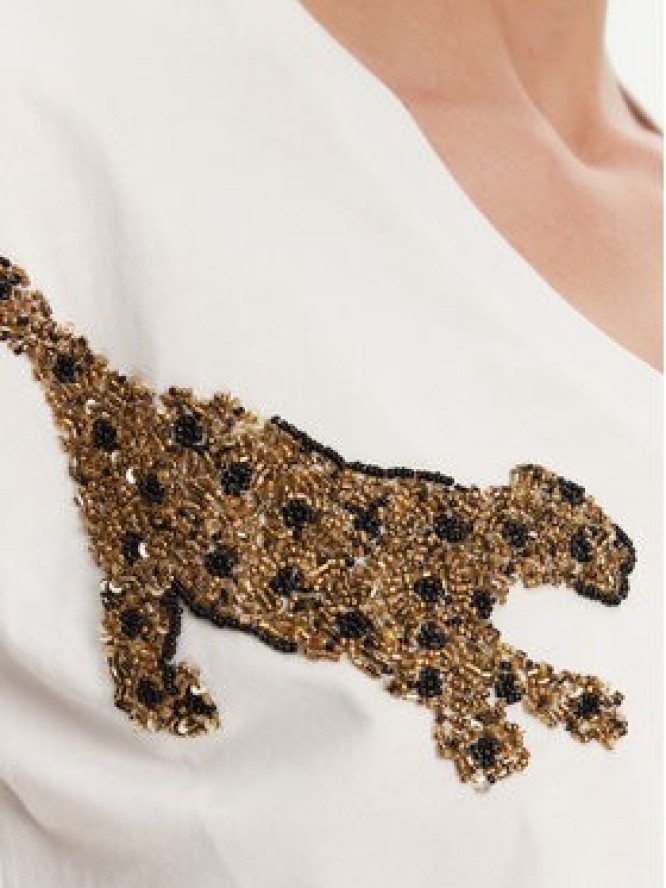 Lola Casademunt by Maite T-Shirt MS2515018 Biały Relaxed Fit