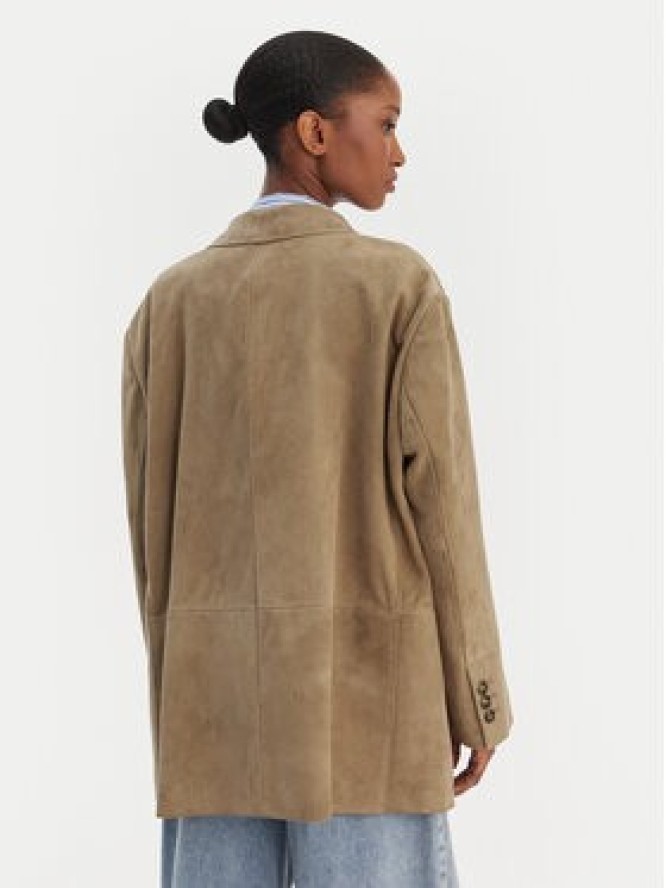 Weekend Max Mara Marynarka Cedro 2615441051 Khaki Relaxed Fit