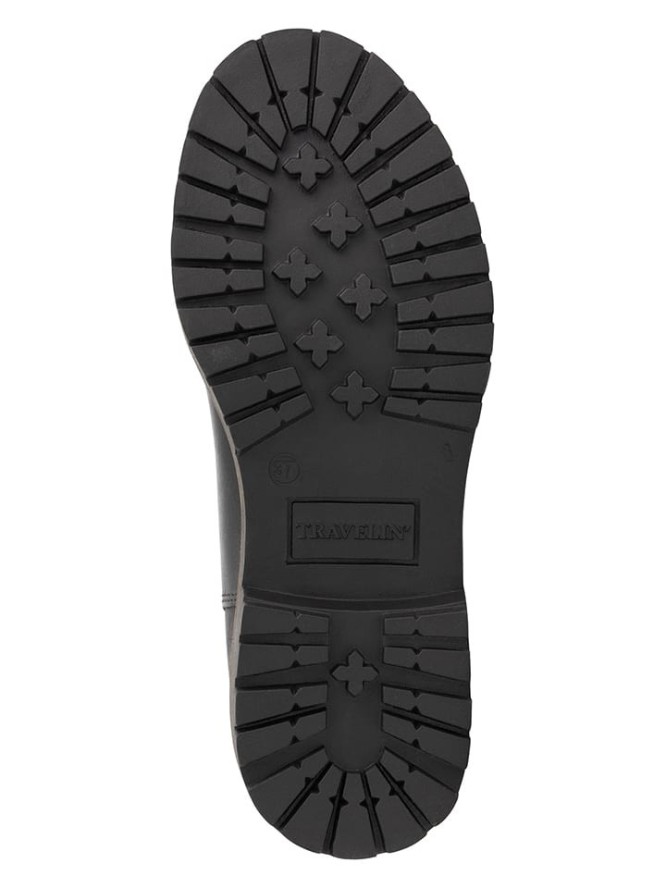 TRAVELIN' Skórzane sztyblety "Rosseland" w kolorze czarnym rozmiar: 37