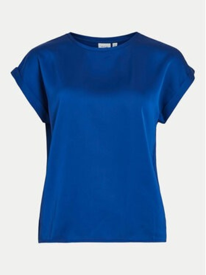 Vila T-Shirt Ellette 14059563 Niebieski Regular Fit