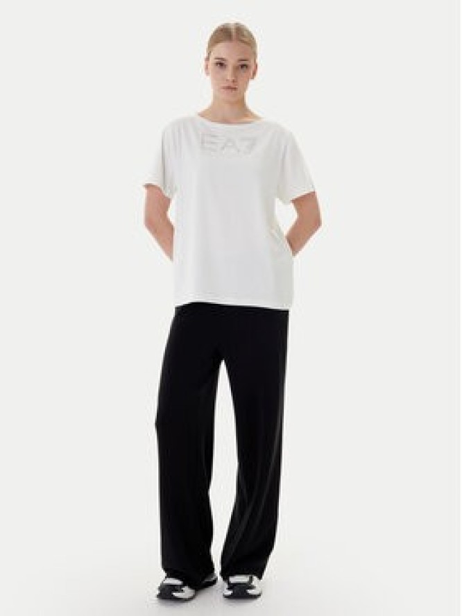 EA7 Emporio Armani T-Shirt 7W001098 AF14880 U1142 Biały Slim Fit