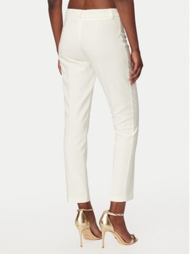 Rinascimento Spodnie materiałowe CFC0128650003 Biały Regular Fit