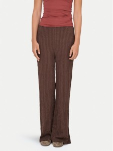 ONLY Spodnie materiałowe Ella 15368471 Brązowy Wide Leg