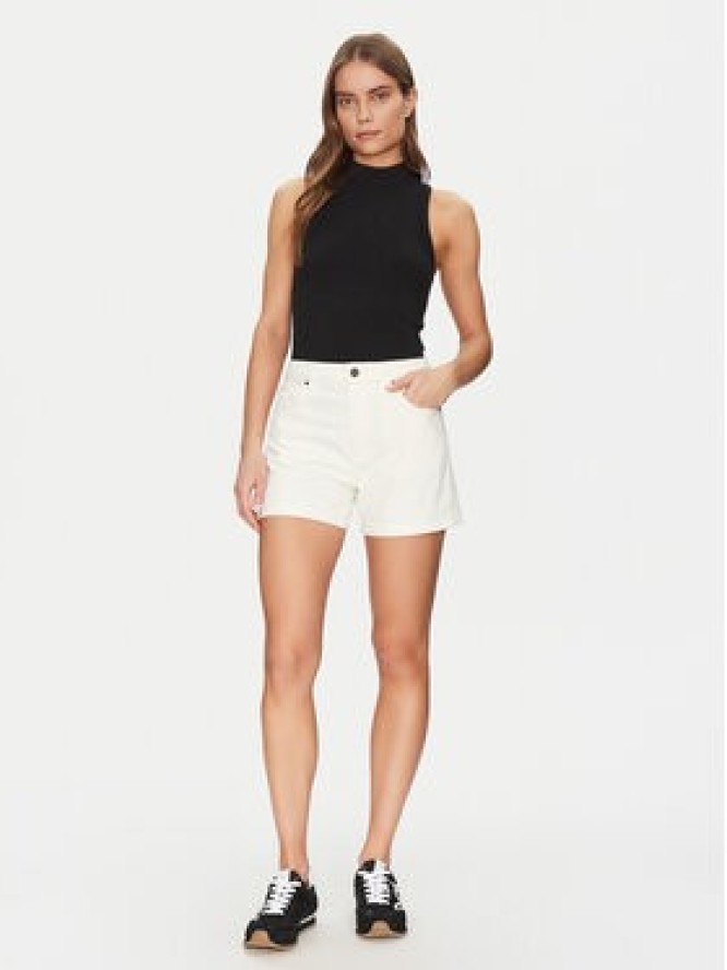 Guess Jeans Szorty materiałowe W5GD0S D5M62 Biały Regular Fit