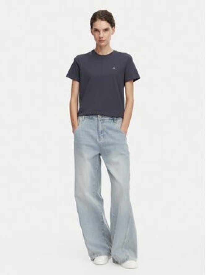 Calvin Klein Jeans T-Shirt Monogram LV047B224G Szary ciemny Regular Fit