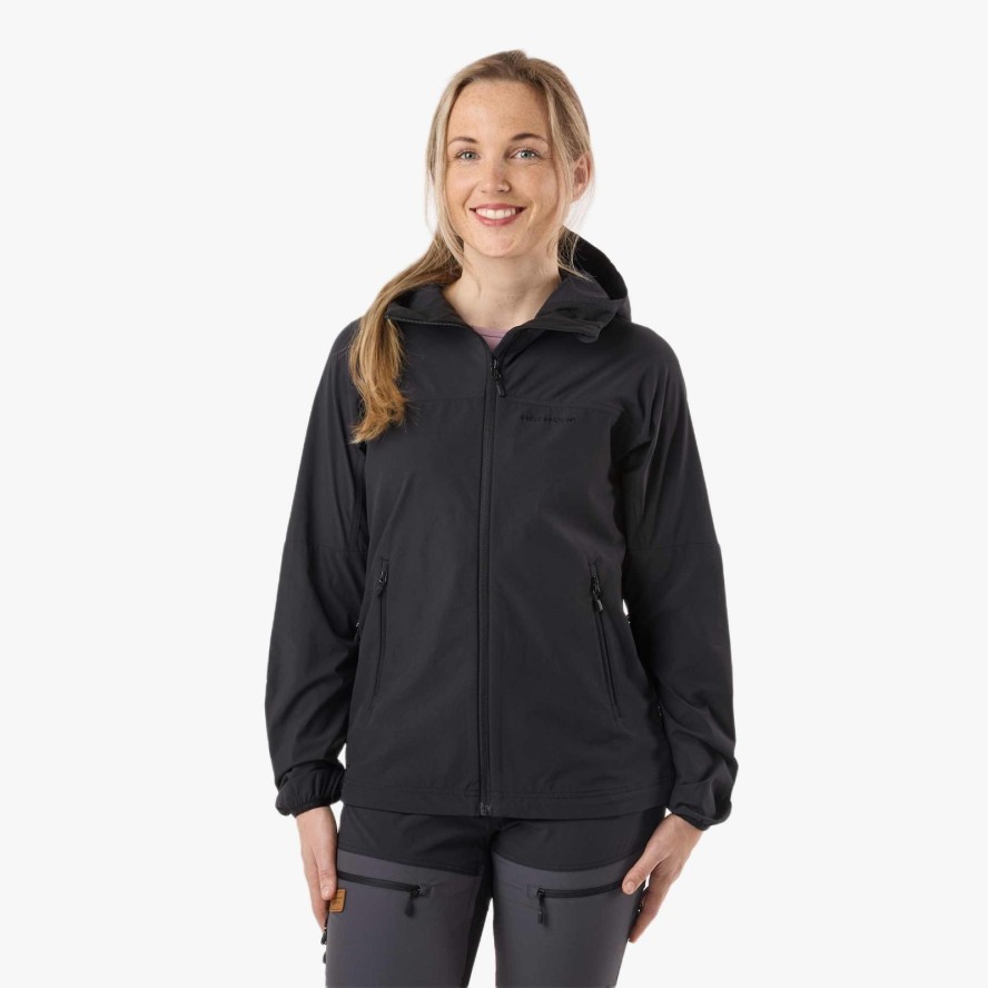 Kurtka Outdoor Wędrówki Kobieta Lofoten Wiatroszczelny