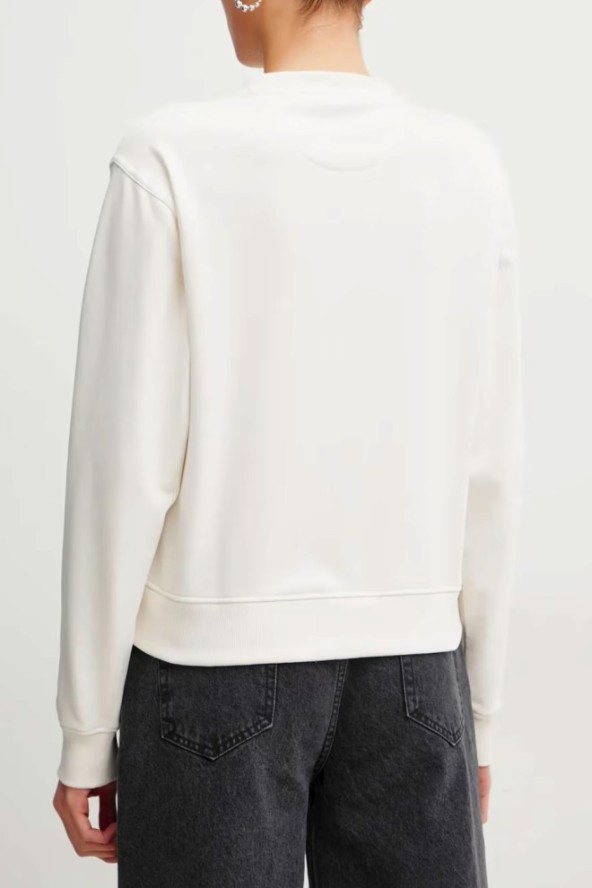 GUESS Biała bluza damska Love, Rozmiar L