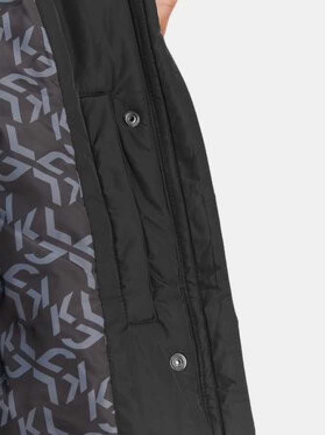 Karl Lagerfeld Jeans Kurtka przejściowa B1W15023 Czarny Relaxed Fit