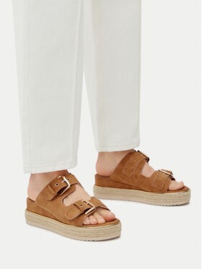 JENNY Espadryle LB-P1434-YLD Brązowy